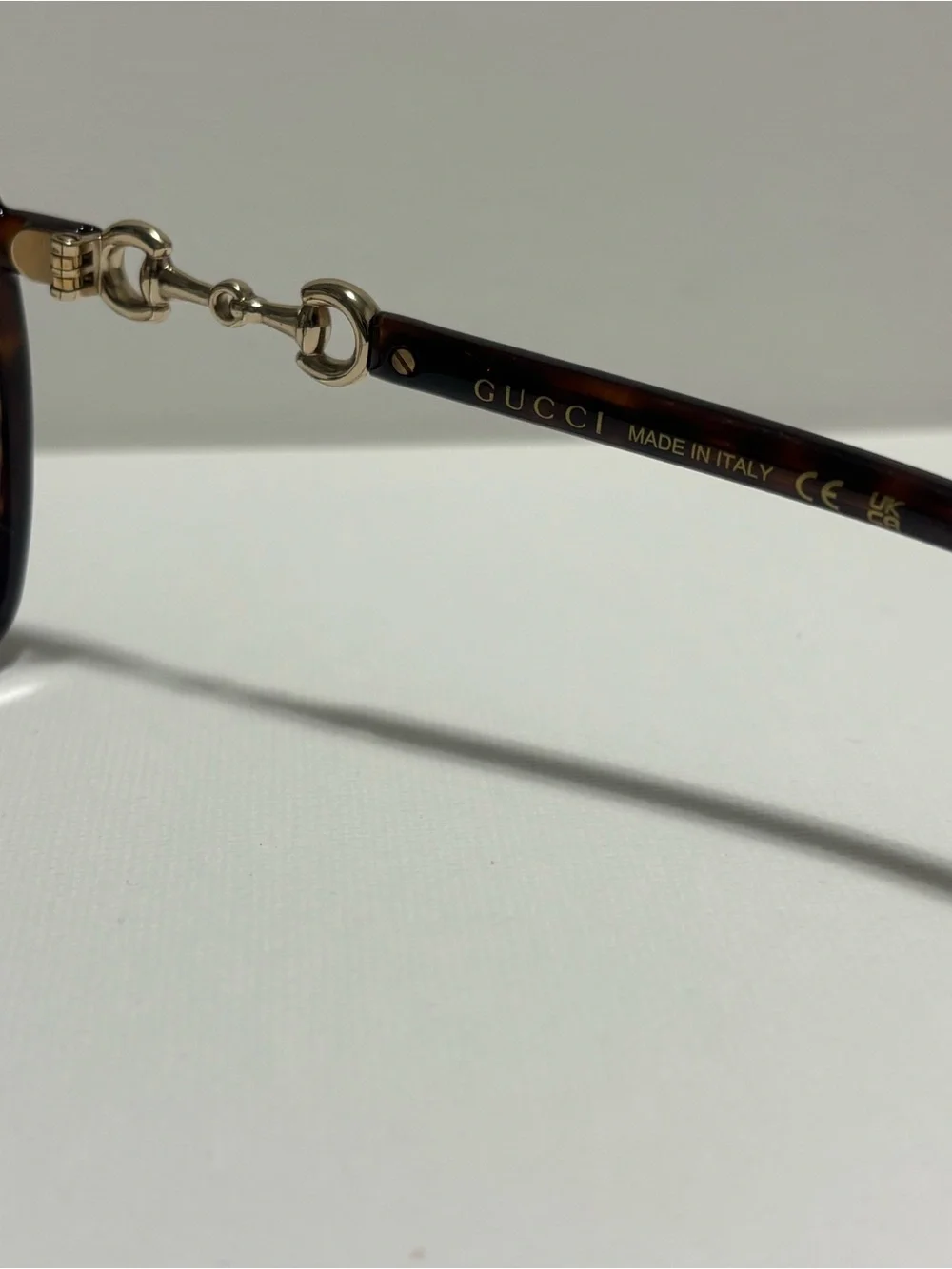 Gucci Brown Tortoiseshell Hexagonal Women's Optical Glasses